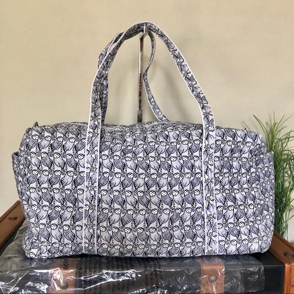 Vera Bradley Large duffel Owls NWT - Picture 4 of 6